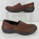 Born Brown Loafers Genuine Leather Slip On Hand Crafted Cushioned Comfort Sz 7M Photo 0