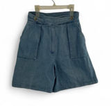 Petite Sophisticate Women's 10 Vintage 100% Cotton High Waisted Denim Shorts Photo 0