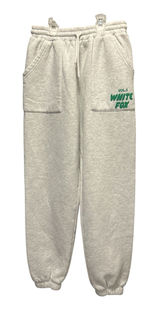 White Fox Boutique Offstage Sweatpants Glacier Grey Vol 3 Green Logo Joggers S Photo 0