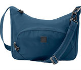 Lewis N. Clark Blue and Beige Inside Secura Anti-Theft Messenger Bag EUC Photo 0