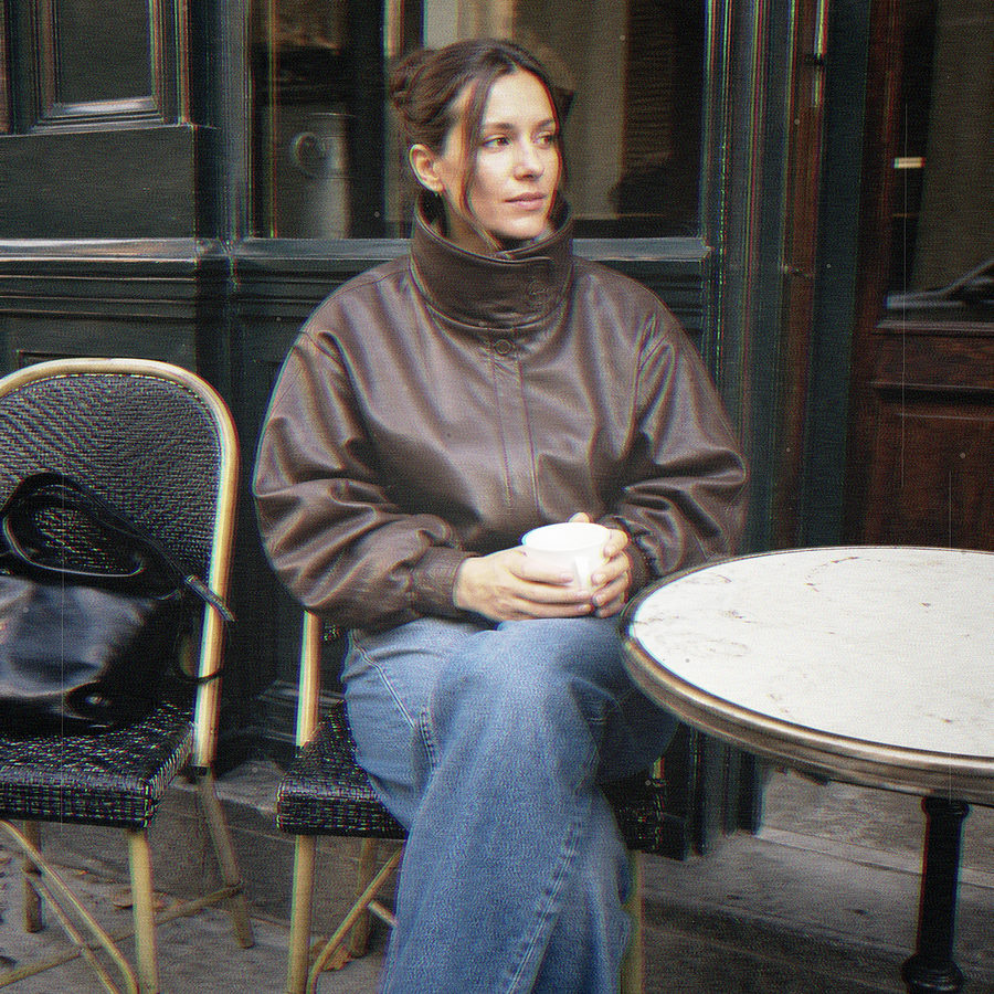 Funnel-Neck Outerwear